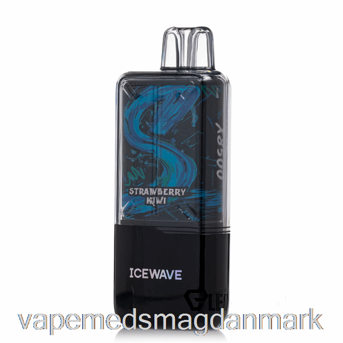 Vape Uden Nikotin Icewave X8500 Engangs Jordbær Kiwi